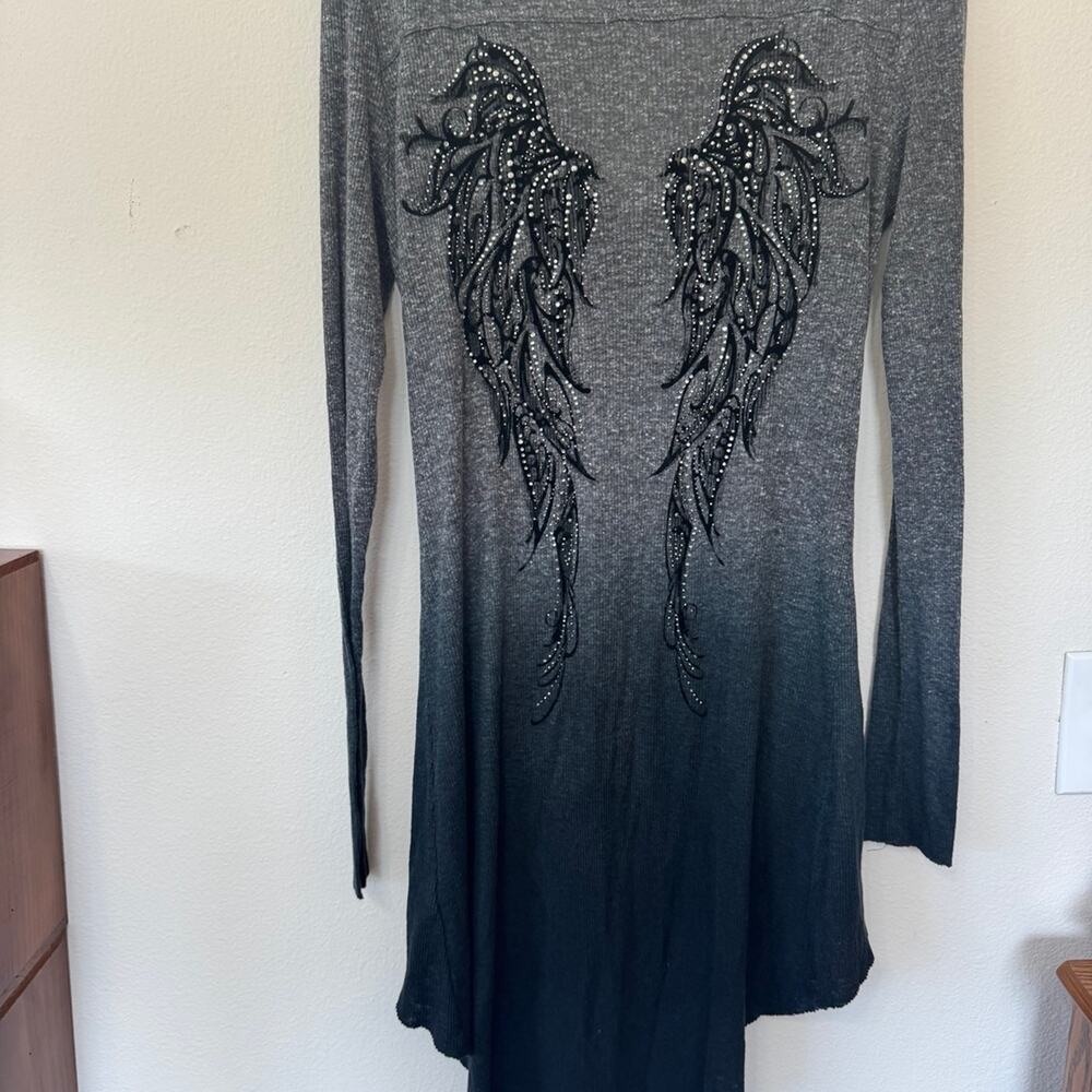 Miss Me cover button up with wings size M RARE! - Picture 5 of 6